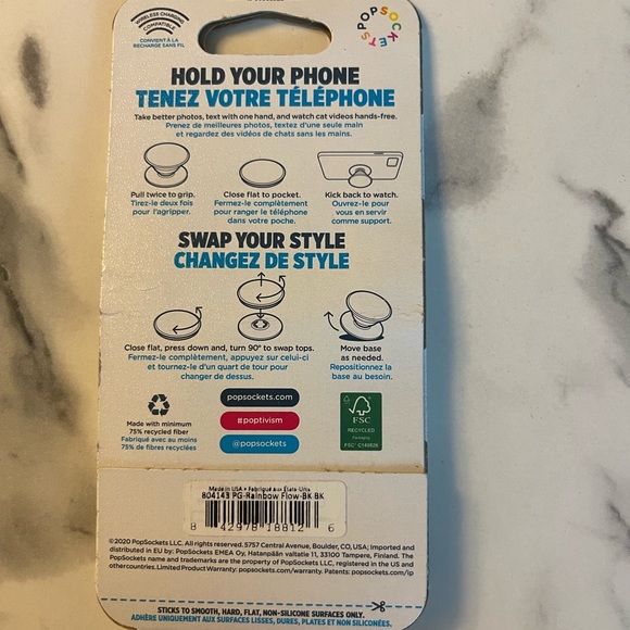 PopSocket turtle in Santa hat  popgrip - Picture 2 of 2